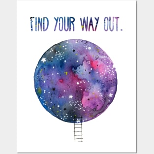 Find Your Way Out Posters and Art